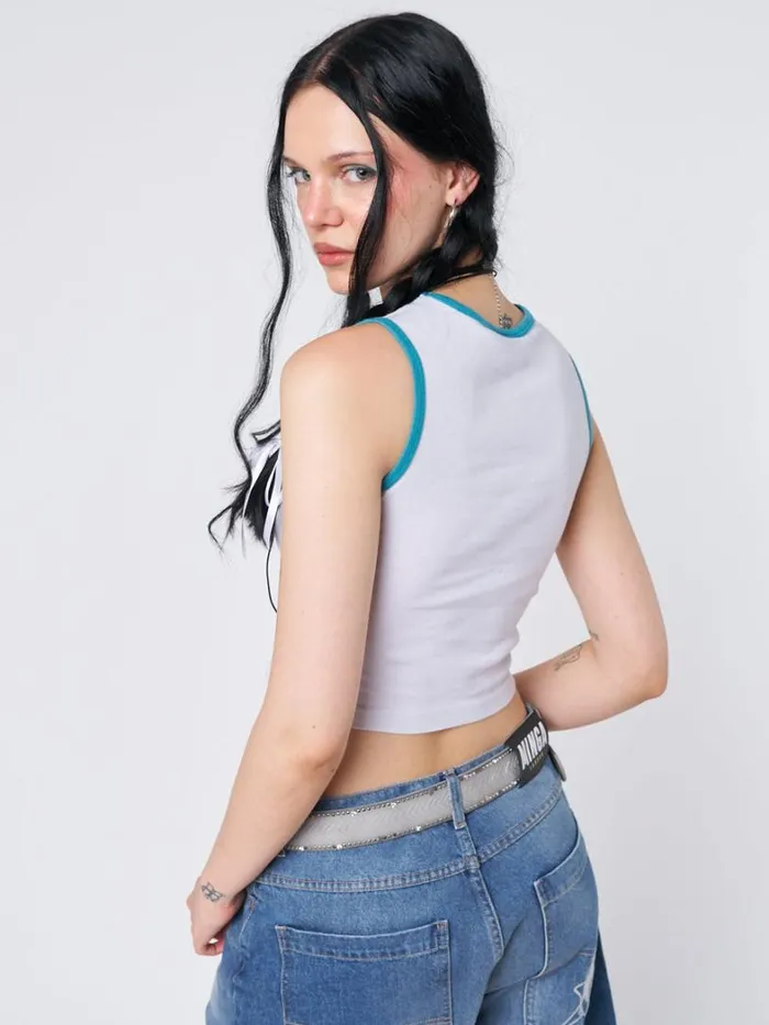 Clothing Minga London Tank Tops I Love Dolphins Print Vest Top