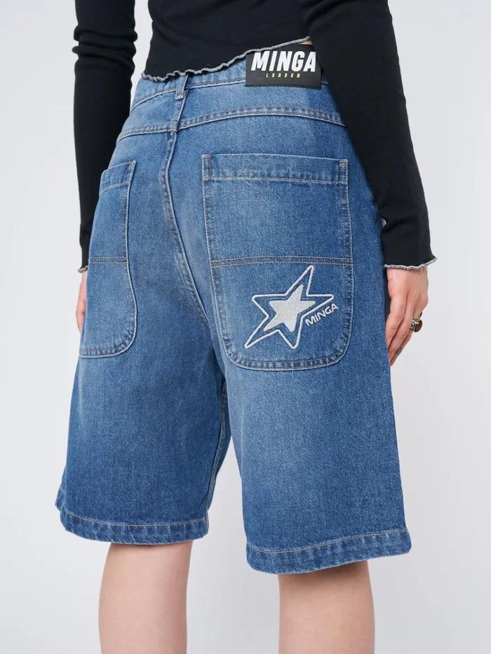 Clothing Naida Star Blue Jorts Minga London Shorts