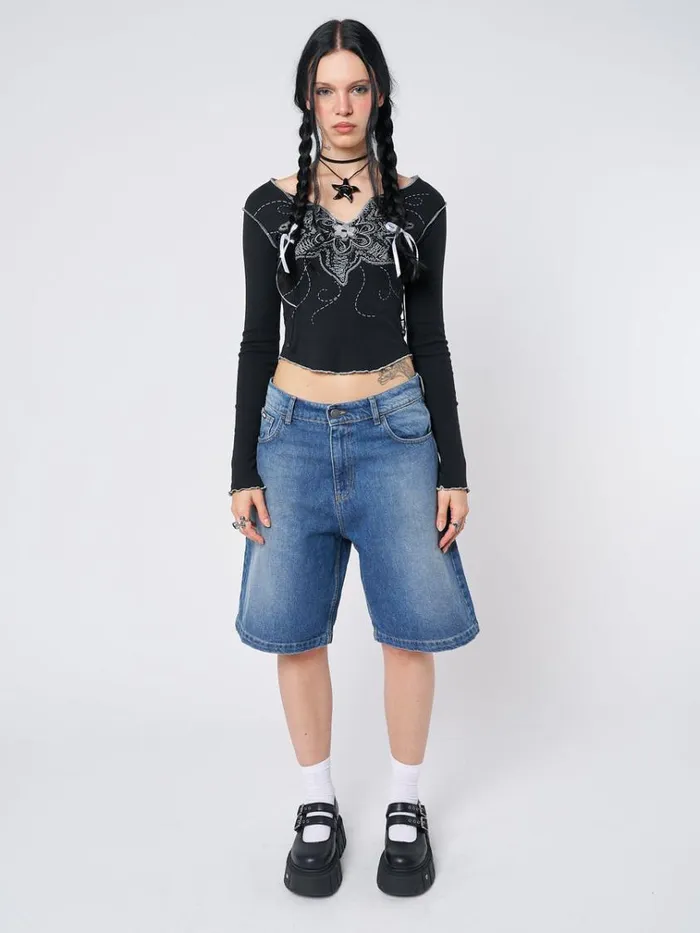 Clothing Naida Star Blue Jorts Minga London Shorts