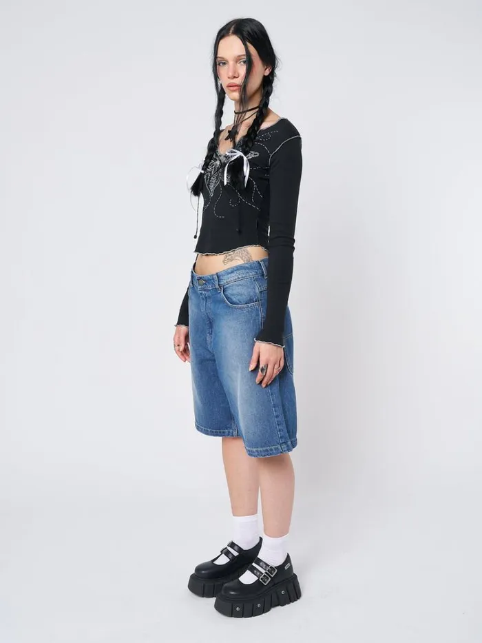 Clothing Naida Star Blue Jorts Minga London Shorts