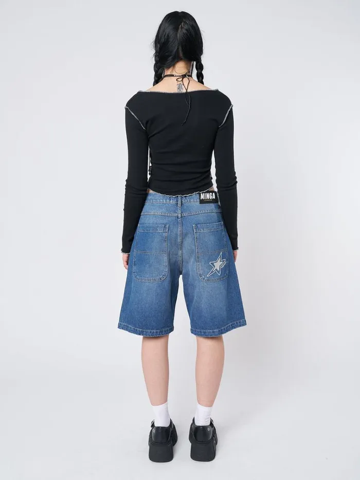 Clothing Naida Star Blue Jorts Minga London Shorts