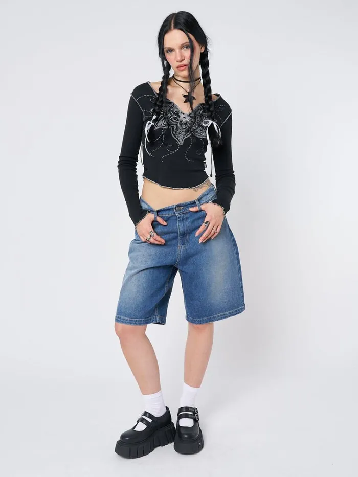 Clothing Naida Star Blue Jorts Minga London Shorts