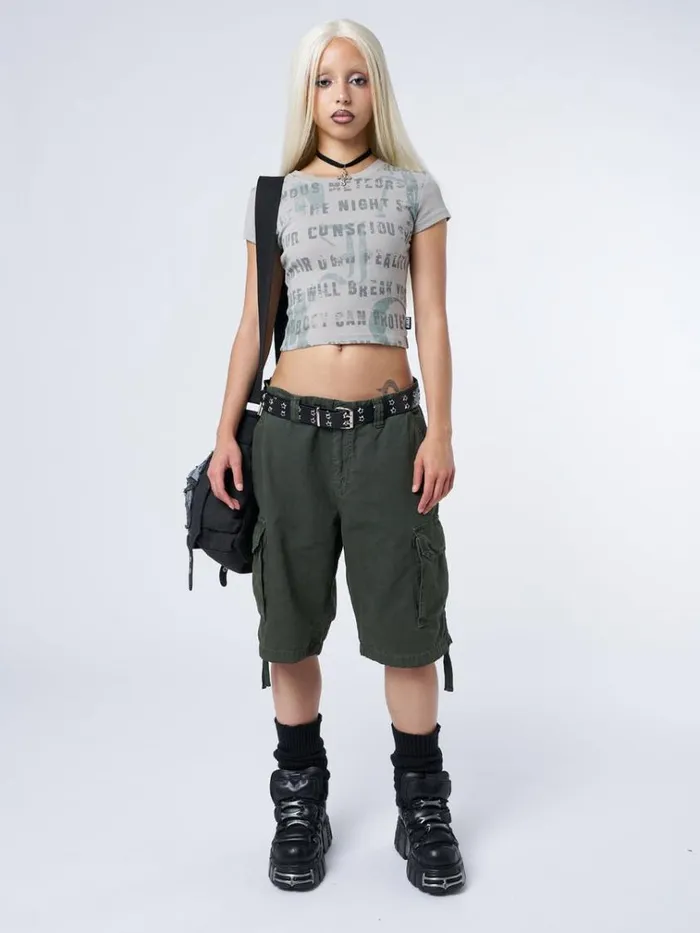 Clothing Off Dutty Graphic Baby Tee Minga London Crop Tops