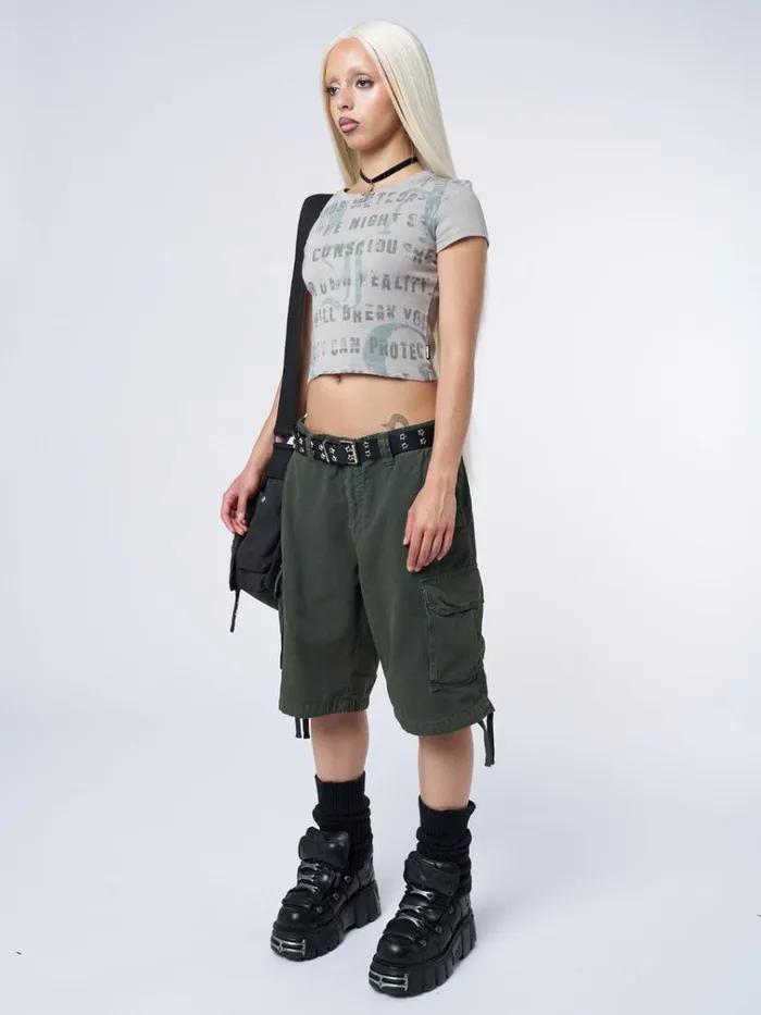 Clothing Off Dutty Graphic Baby Tee Minga London Crop Tops