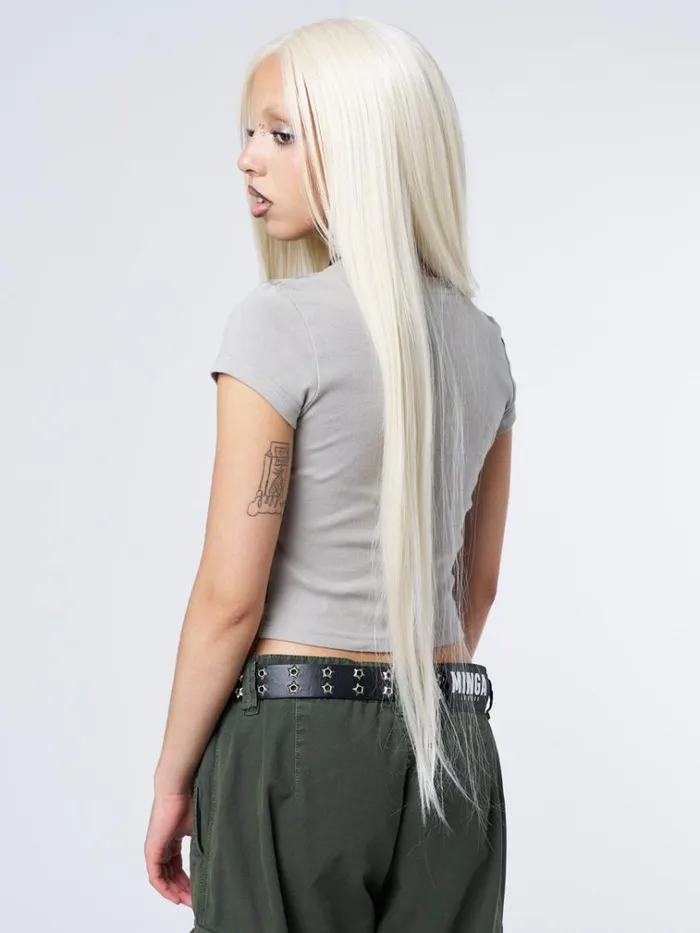 Clothing Off Dutty Graphic Baby Tee Minga London Crop Tops