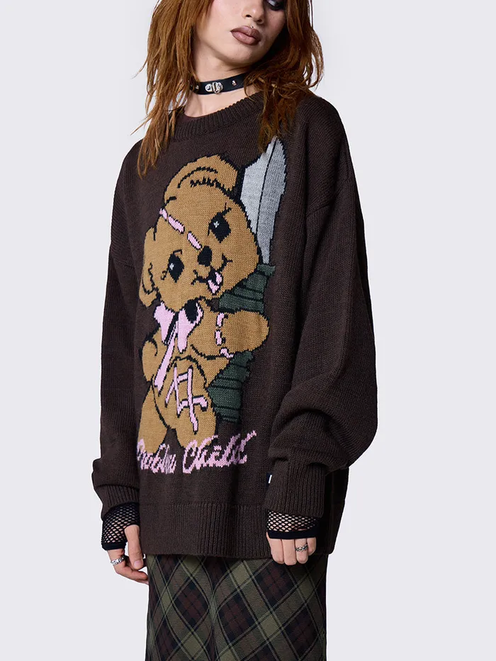 Clothing Problem Child Graphic Knit Sweater Minga London Sweaters