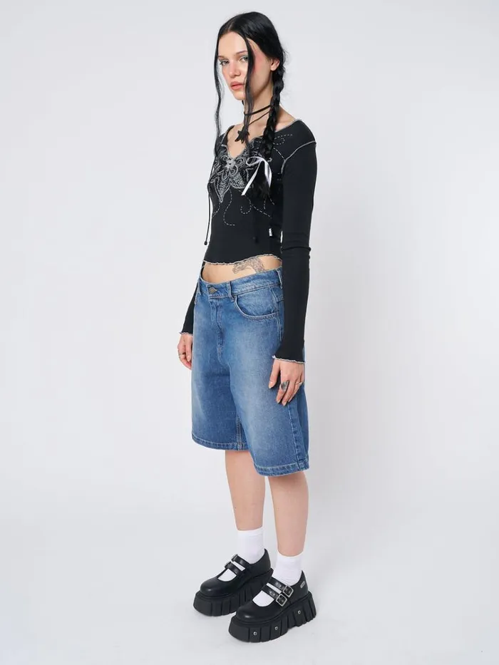 Clothing Sea Flower Long Sleeve Top Minga London Long Sleeve Tops