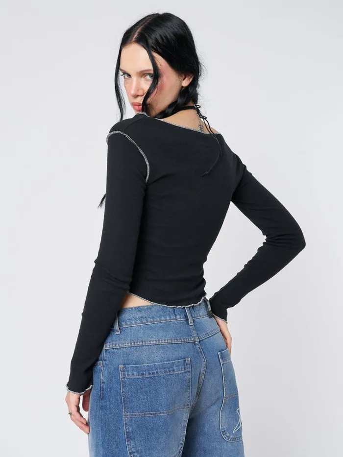 Clothing Sea Flower Long Sleeve Top Minga London Long Sleeve Tops