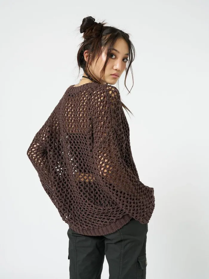 Clothing Shroom Open Knit Jumper Minga London Sweaters