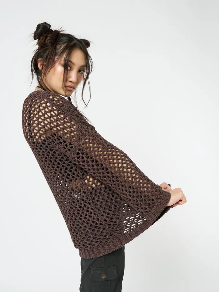 Clothing Shroom Open Knit Jumper Minga London Sweaters
