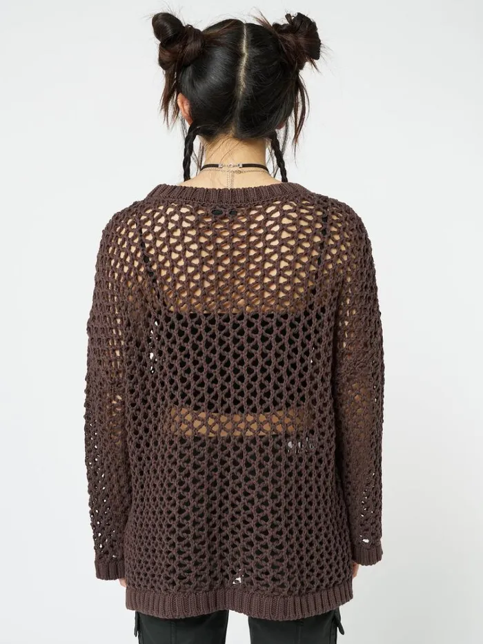 Clothing Shroom Open Knit Jumper Minga London Sweaters