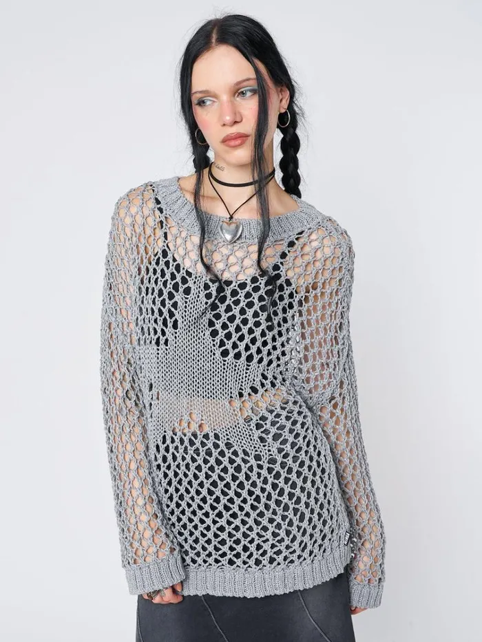 Clothing Starfish Open Knit Jumper Minga London Sweaters