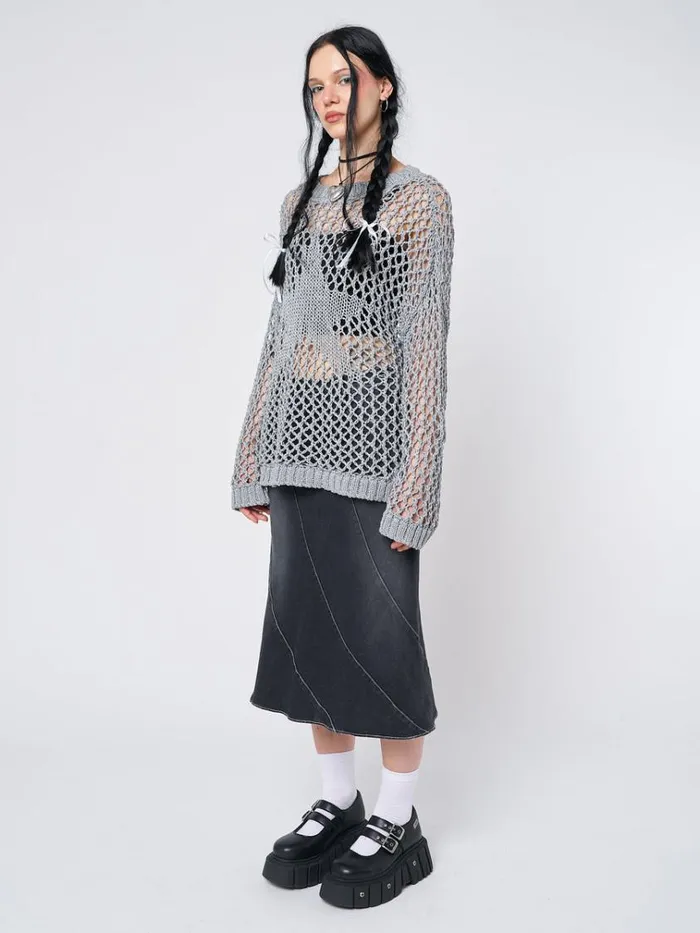 Clothing Starfish Open Knit Jumper Minga London Sweaters