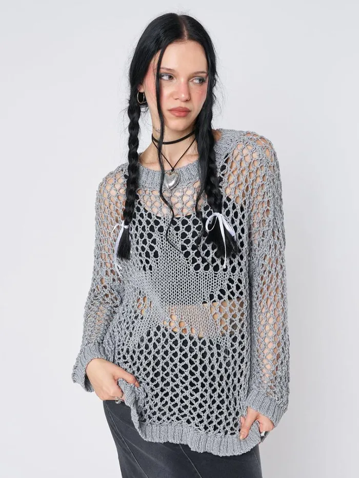 Clothing Starfish Open Knit Jumper Minga London Sweaters