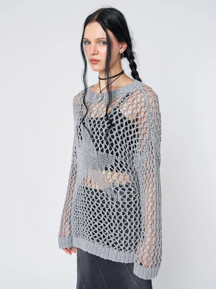 Clothing Starfish Open Knit Jumper Minga London Sweaters