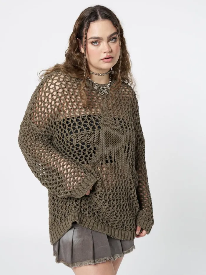 Clothing Superstar Open Knit Jumper Minga London Sweaters