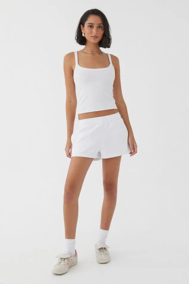 Clothing Supr Hoodies and Trackies Malia Sweat Short White