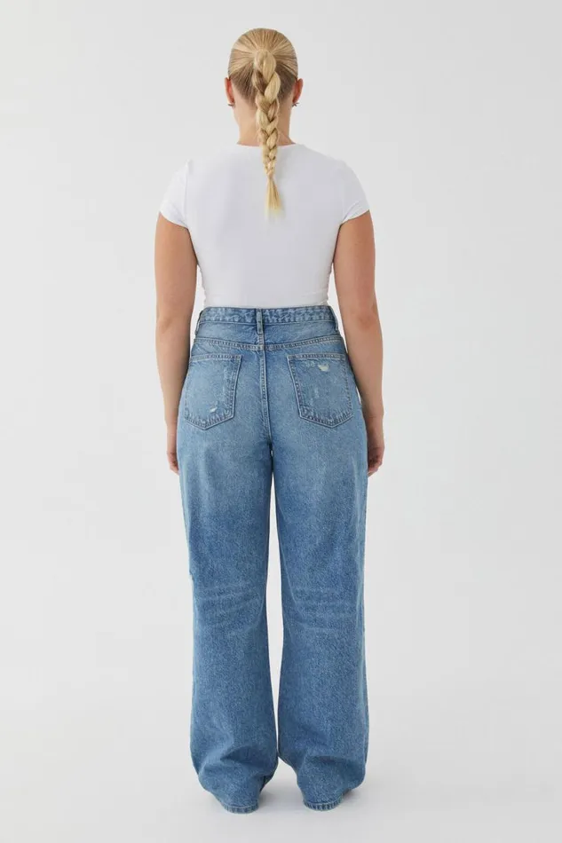 Clothing Supr Jeans High Rise Wide Jean Naples Blue