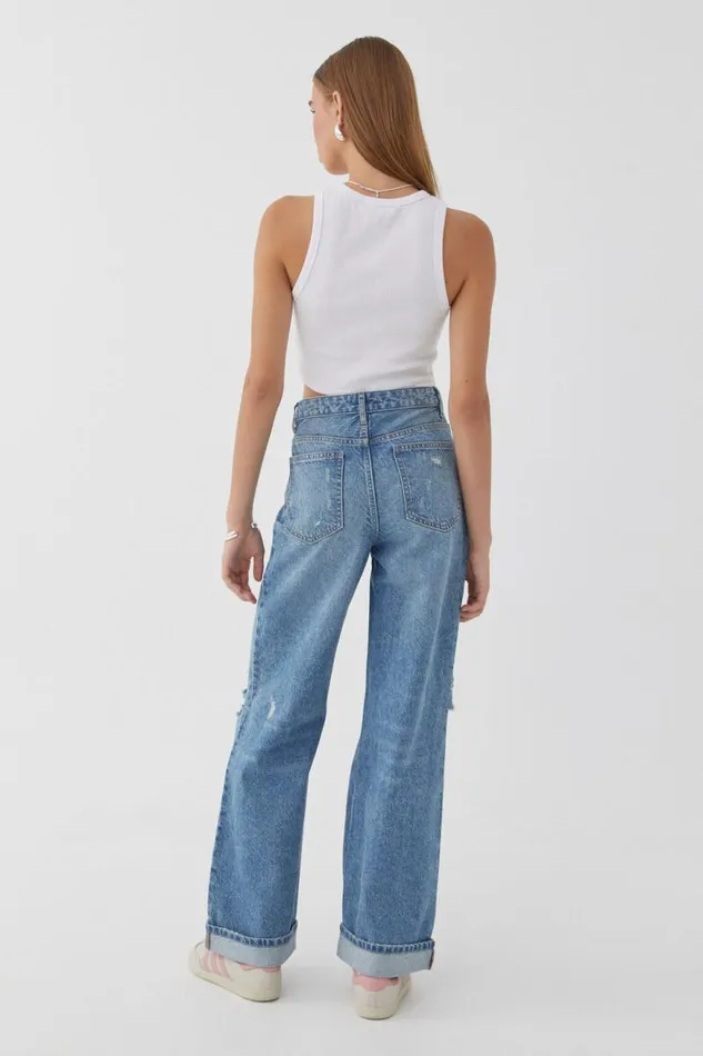 Clothing Supr Jeans High Rise Wide Jean Naples Blue
