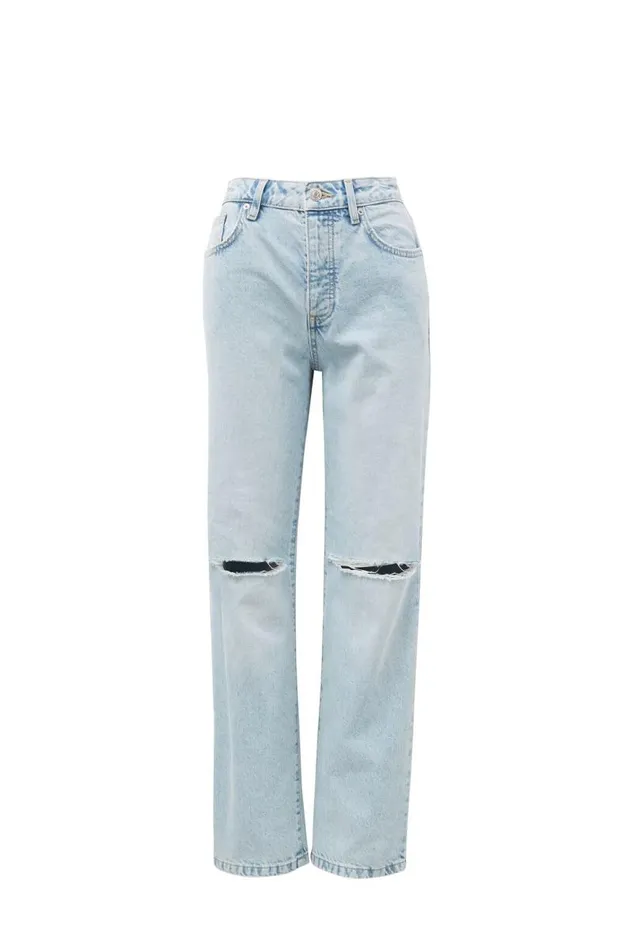 Clothing Supr Jeans Straight Leg Ripped Jean Salt Lake Blue Ripped