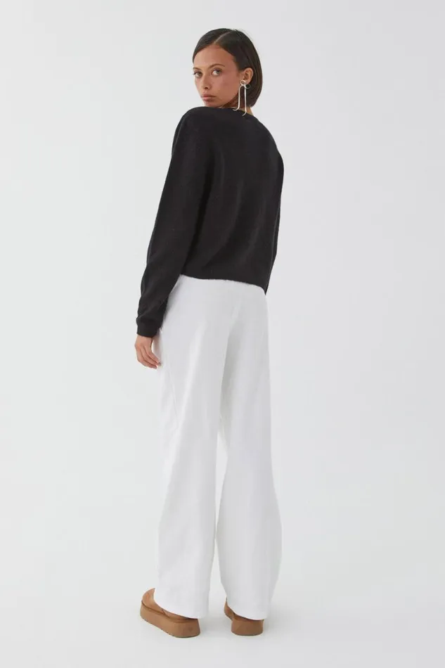 Clothing Supr Knitwear Bronte Button Through Cardi Black
