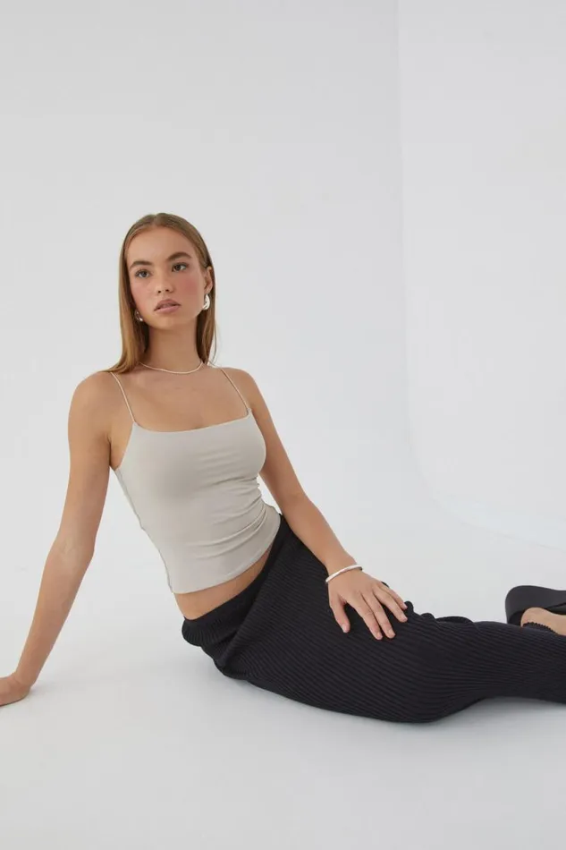 Clothing Supr Knitwear Kenzie Knit Maxi Skirt Black