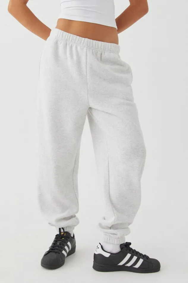 Clothing Supr Pants 90S Jogger Track Pant Light Grey Marle