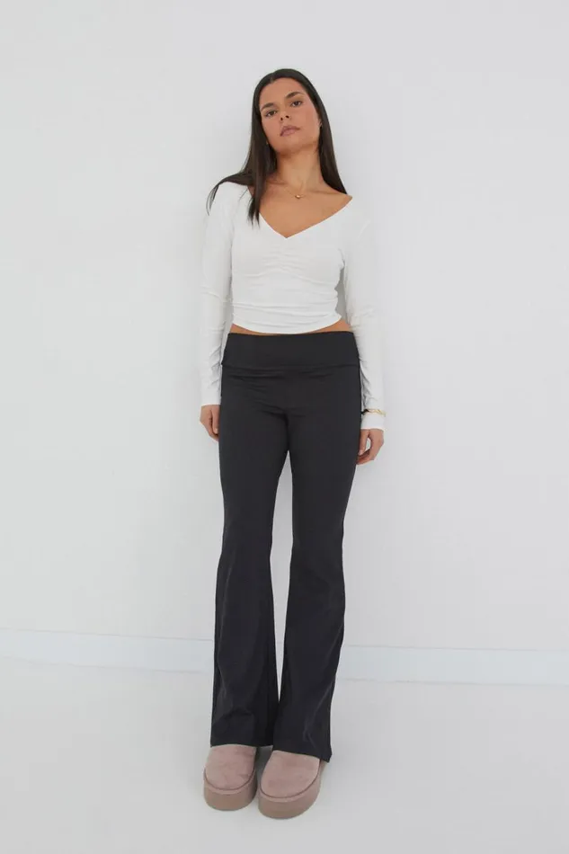 Clothing Supr Pants Active Flare Pant Black