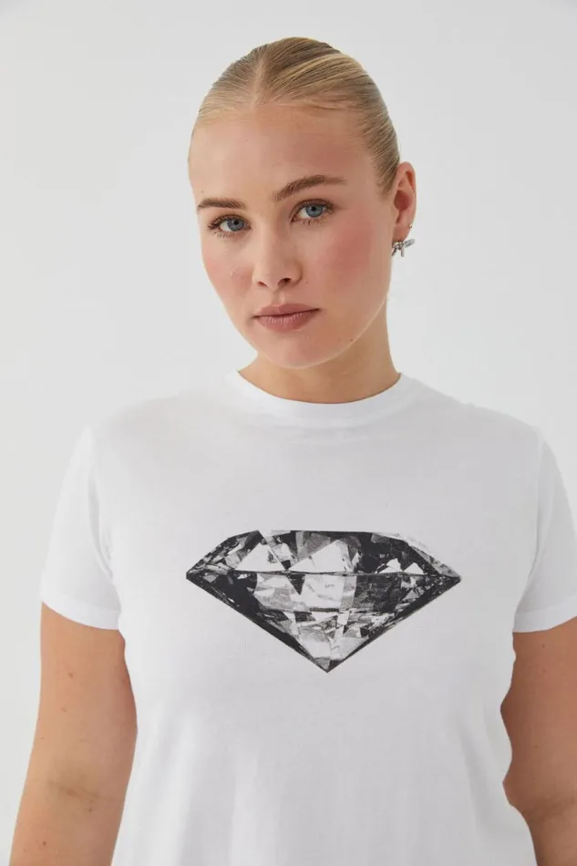 Clothing Supr T Shirts Everyday Graphic Tee Whitediamond