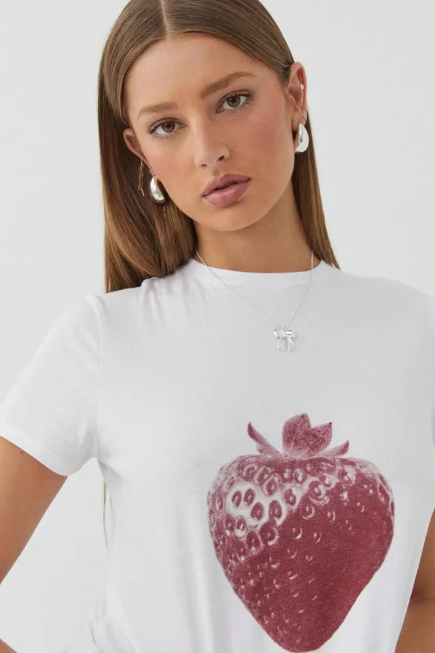 Clothing Supr T Shirts Everyday Graphic Tee Whitestrawberry