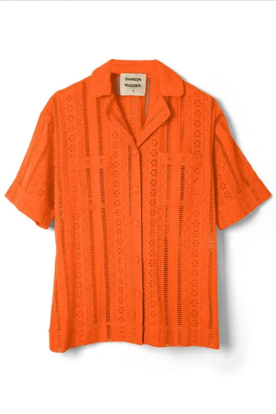 Coords Women Damson Madder Chlo Shirt 8211 Orange Broderie