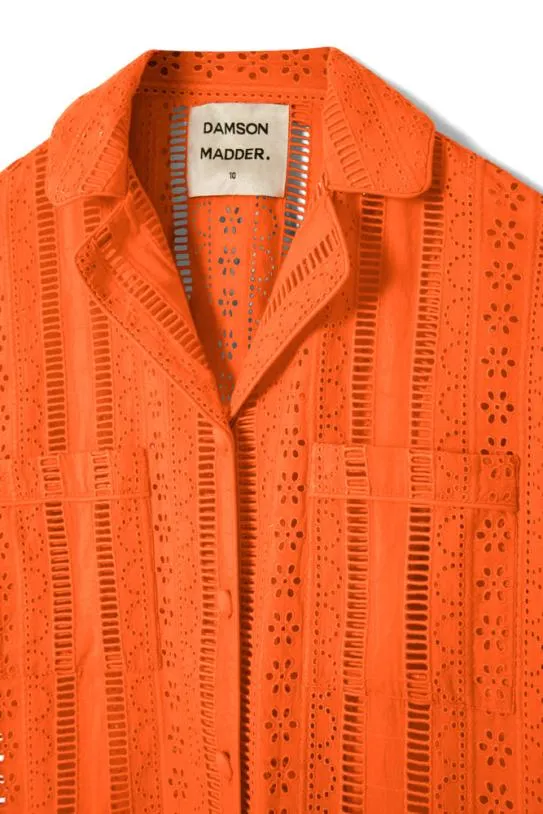Coords Women Damson Madder Chlo Shirt 8211 Orange Broderie