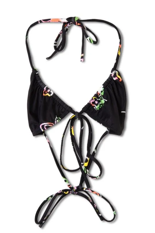 Coords Women Damson Madder Dixie Beach Flower Bikini Top