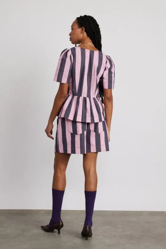Coords Women Damson Madder Rafe Shorts 8211 Blue Pink Stripe