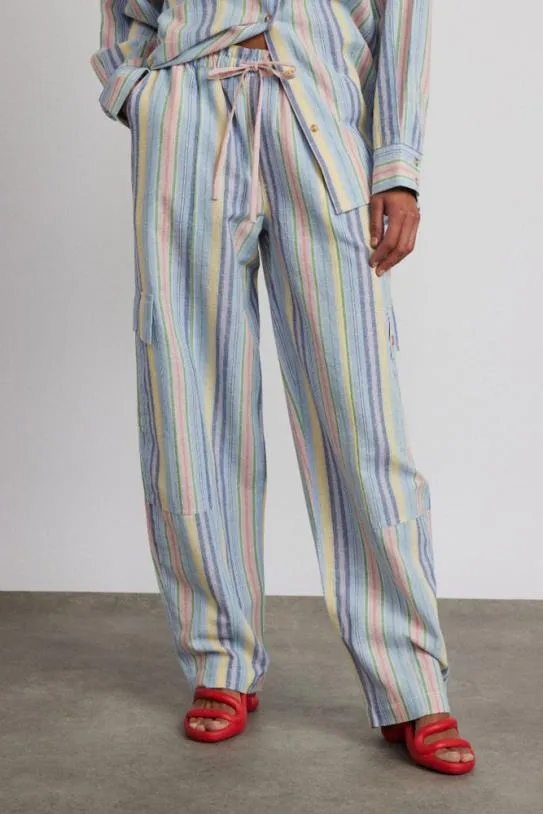 Coords Women Damson Madder Sicily Rocket Cargo Trousers 8211 Multi Stripe