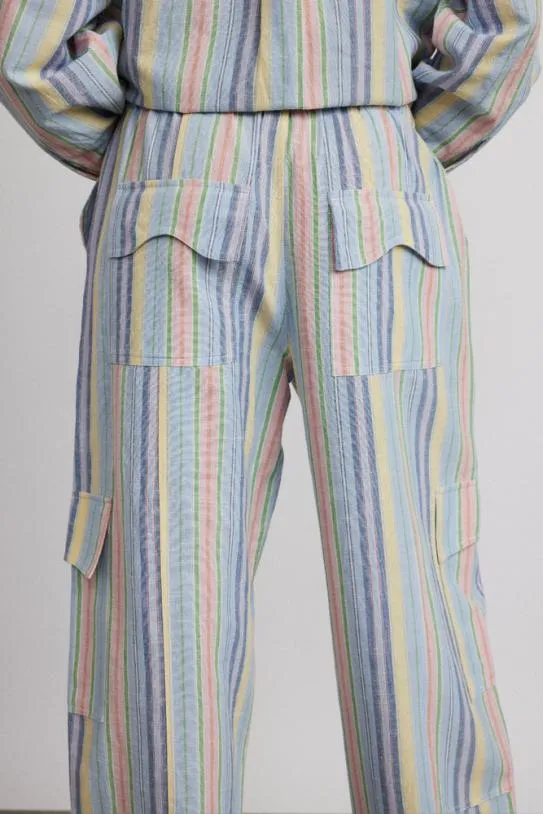 Coords Women Damson Madder Sicily Rocket Cargo Trousers 8211 Multi Stripe