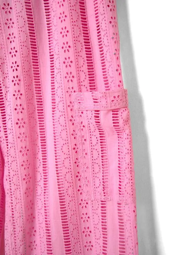 Coords Women Damson Madder Vacation Pants 8211 Pink Broderie