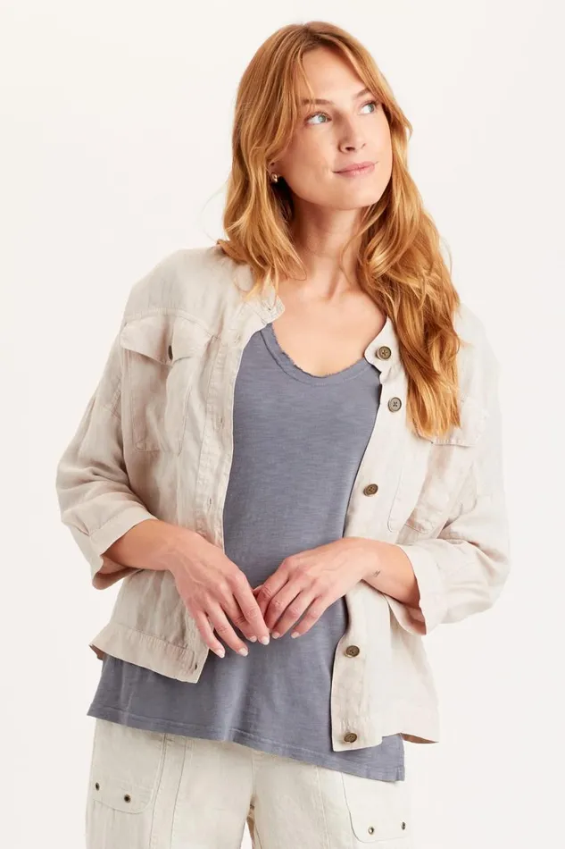 Colbert Star Jacket Cremini Clothing XCVI Jackets