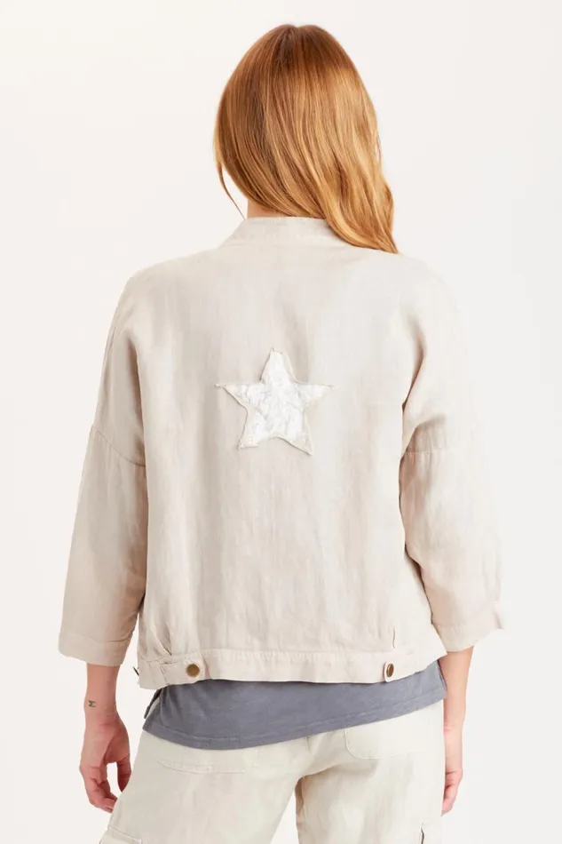 Colbert Star Jacket Cremini Clothing XCVI Jackets