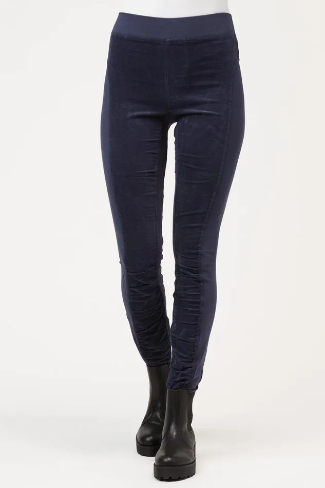 Cord Oslo Legging Navy Clothing XCVI Leggings