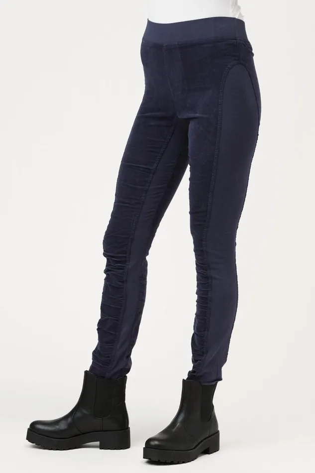 Cord Oslo Legging Navy Clothing XCVI Leggings