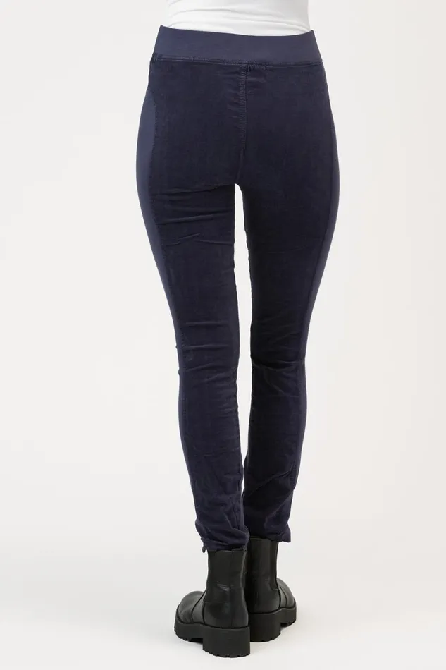 Cord Oslo Legging Navy Clothing XCVI Leggings