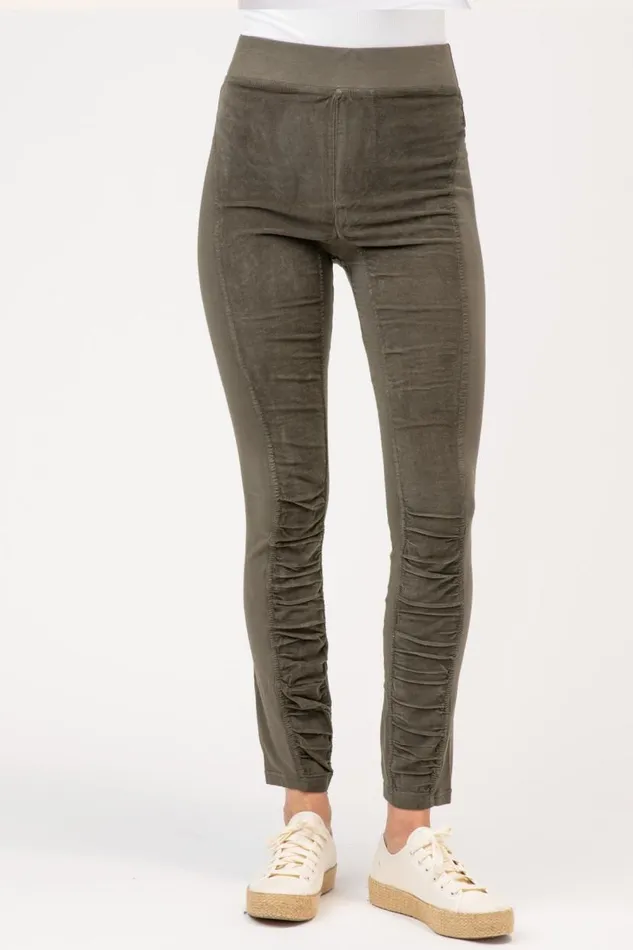 Cord Oslo Legging Olive Clothing XCVI Leggings