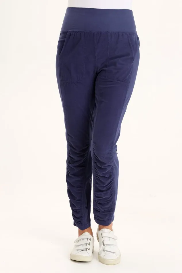 Cord Penny Legging Navy Clothing XCVI Leggings