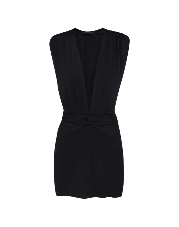 Cover Ups Women ViX Paula Hermanny Cindy Short Cover Up 8211 Black
