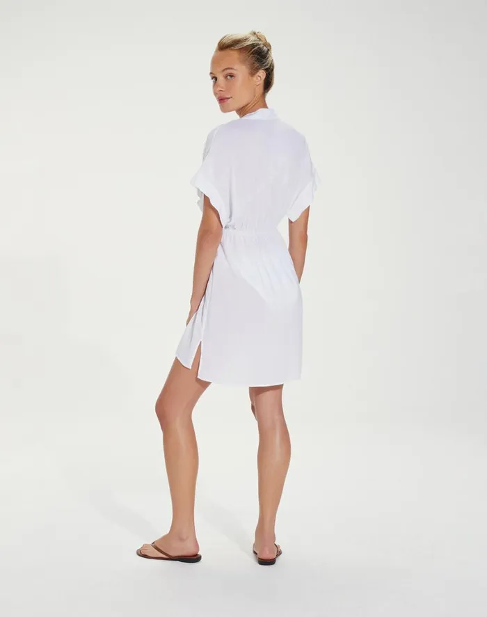 Cover Ups Women ViX Paula Hermanny Fuji Caftan 8211 White