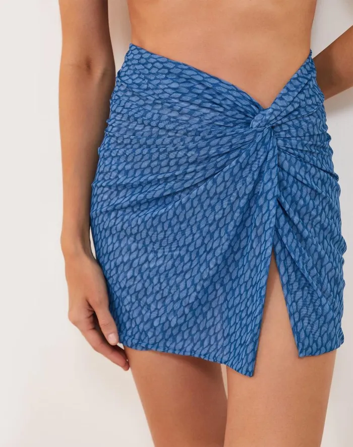 Cover Ups Women ViX Paula Hermanny Karen Mini Pareo Skirt 8211 Hidra