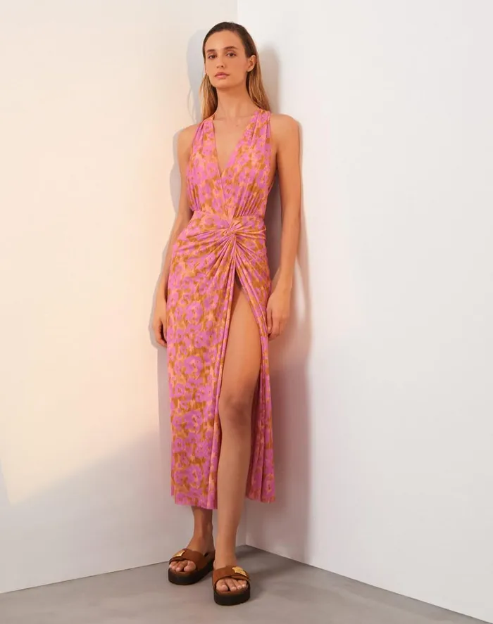 Cover Ups Women ViX Paula Hermanny Karina Midi Cover Up 8211 Mosqueta