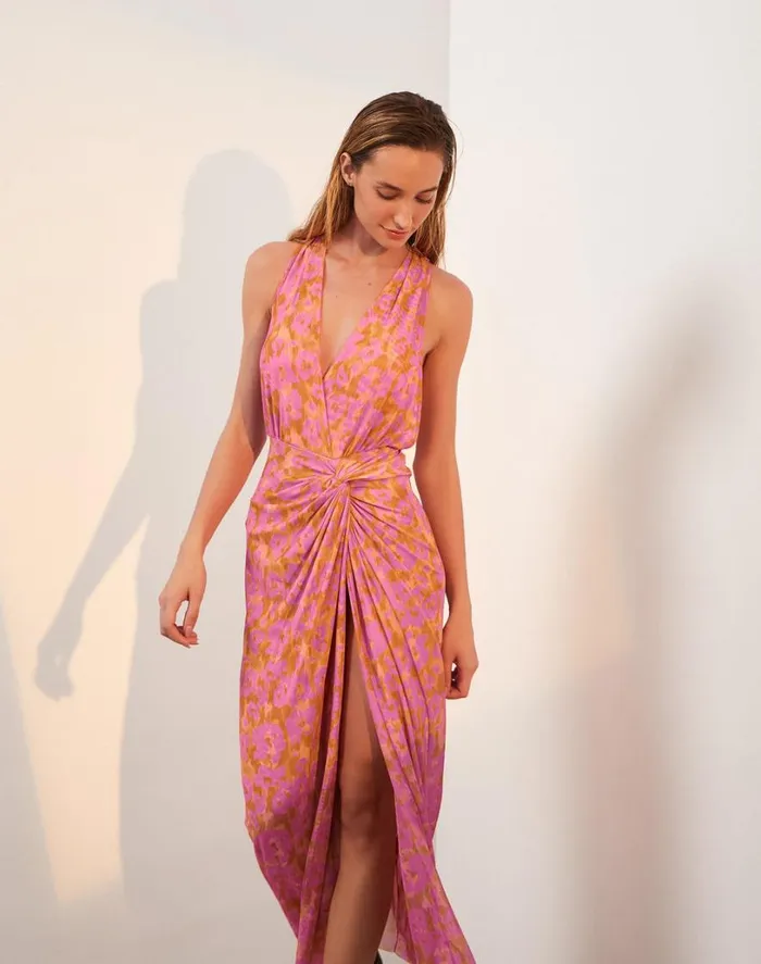 Cover Ups Women ViX Paula Hermanny Karina Midi Cover Up 8211 Mosqueta