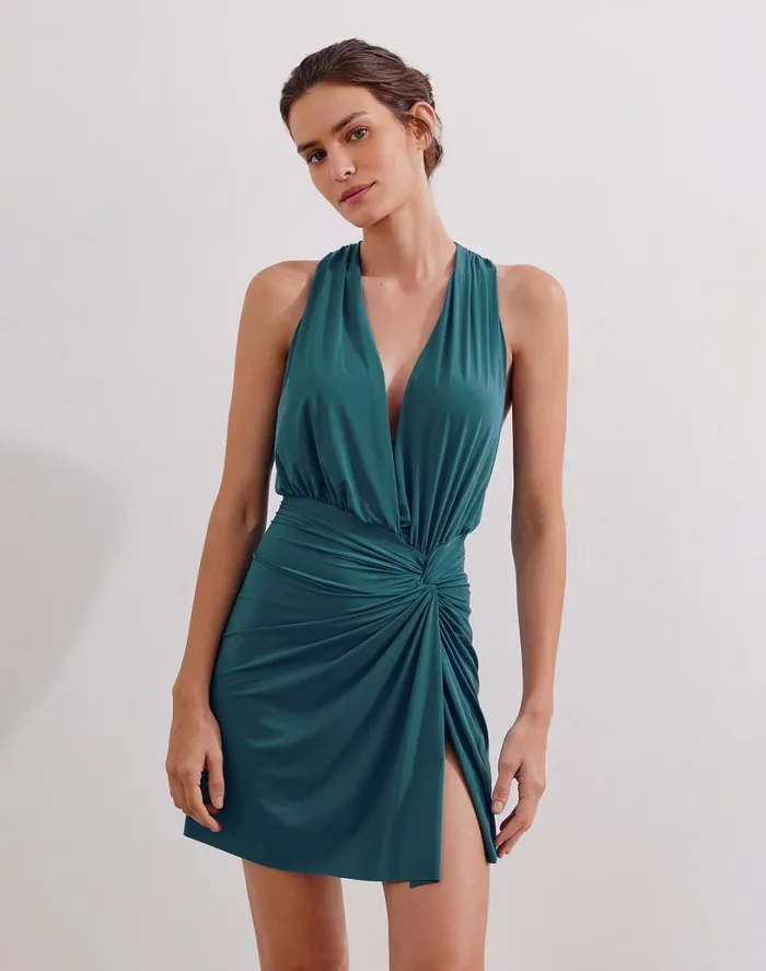 Cover Ups Women ViX Paula Hermanny Karina Mini Cover Up 8211 Ultra Marine